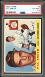 1955 Topps #8 Hal Smith PSA 8.5 NM-MT+