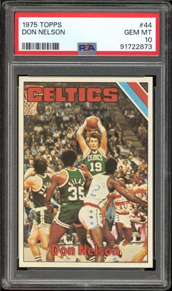 1975 Topps #44 Don Nelson PSA 10 GEM MT