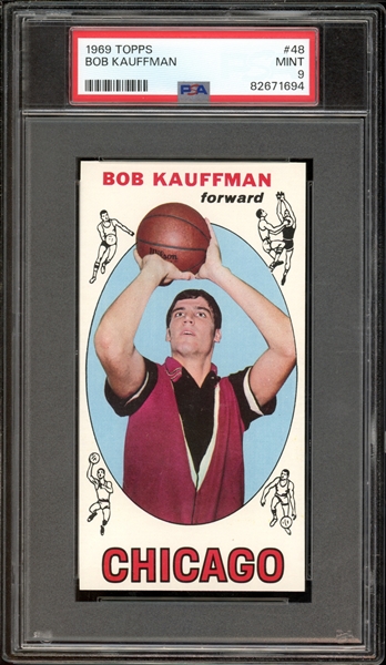 1969 Topps #48 Bob Kauffman PSA 9 MINT