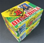 1989 Bowman Unopened Wax Box FASC Group of 2 BBCE Authenticated