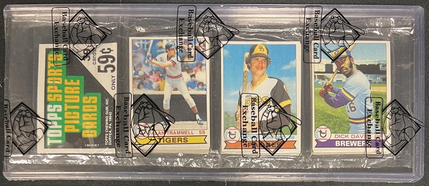 1979 Topps Unopened Rack Pack With Trammel On Top BBCE Authenticated