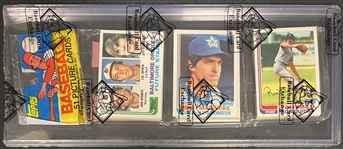 1982 Topps Unopened Rack Pack With Ripken On Top BBCE Authenticated