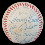 1976 Cincinnati Reds Team Signed ONL (Feeney) Baseball JSA LOA