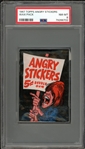 1967 Topps Angry Stickers Wax Pack PSA 8 NM-MT