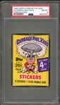 1986 Topps Garbage Pail Kids 4th Series-Wax Pack (Purple Cloud) PSA 8 NM-MT