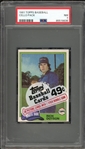 1981 Topps Baseball Cello Pack PSA 7 NM