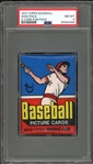 1977 Topps Baseball Wax Pack 2-Card Fun Pack PSA 8 NM-MT