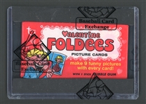 1970 Topps Valentine Foldees Wax Pack BBCE