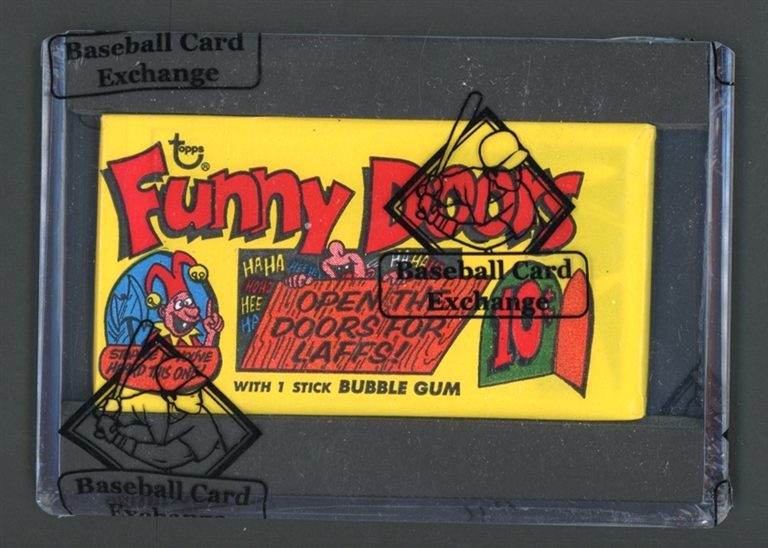 1970 Topps Funny Doors Wax Pack BBCE