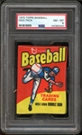 1975 Topps Baseball Wax Pack PSA 8 NM-MT