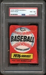 1976 Topps Baseball Wax Pack PSA 8 NM-MT