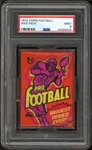 1973 Topps Football Wax Pack PSA 9 MINT