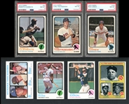 1973 Topps Baseball High Grade Complete Set With PSA Graded