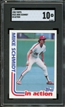 1982 Topps #101 Mike Schmidt In Action SGC 10 GEM MINT