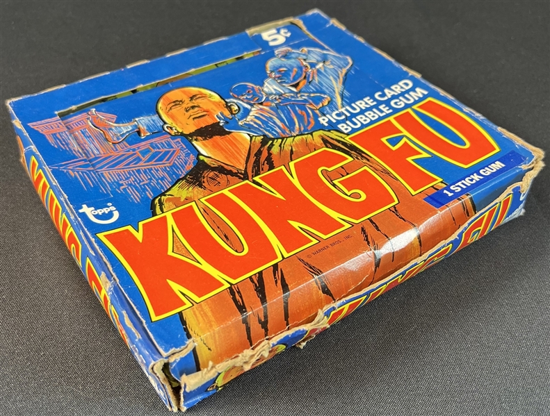 1973 Topps Kung Fu Near Complete Unopened Wax Box With 40/48 Packs