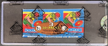 1978 Topps Unopened Wax Tray BBCE Authenticated 