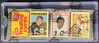 1972 Topps Unopened Rack Pack BBCE Authenticated 