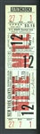 1956 New York Giants Vs. Milwaukee Braves, Braves Win Full Ticket