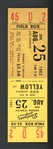 1963 LA Dodgers Vs. Milwaukee Braves Dodgers Win Full Ticket