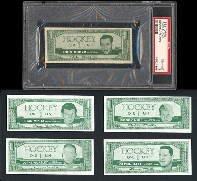 1962 Topps Hockey Bucks Complete Set