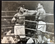 Muhammad Ali vs. George Frazier Signed 16x20 JSA LOA