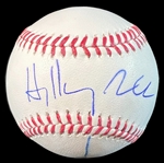 Hillary & Bill Clinton Signed OML (Selig) Baseball PSA LOA