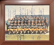 1960s Green Bay Packers Signed Team Photo Featuring Stars & HOFers JSA LOA