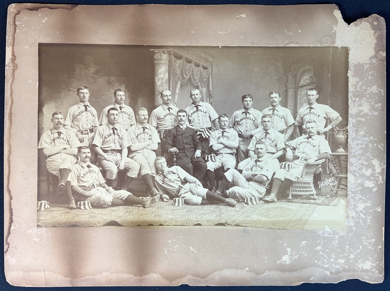 Late 1880s Louisville Colonels Team Portrait  