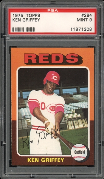 1975 Topps #284 Ken Griffey PSA 9 MINT