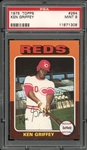 1975 Topps #284 Ken Griffey PSA 9 MINT