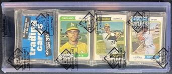 1974 Topps Unopened Rack Pack BBCE Authenticated 