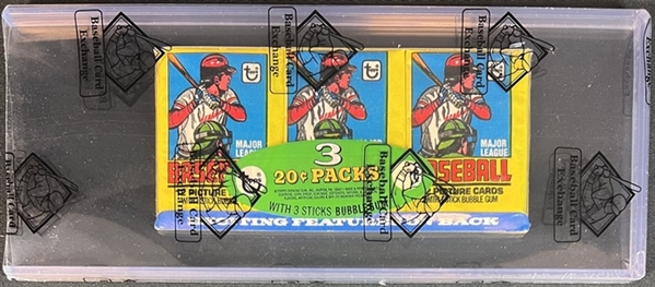 1979 Topps Unopened Wax Tray BBCE Authenticated