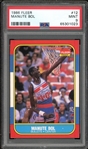 1986 Fleer #12 Manute Bol PSA 9 MINT