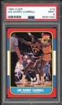 1986 Fleer #14 Joe Barry Carroll PSA 9 MINT