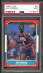 1986 Fleer #27 Joe Dumars PSA 9 MINT