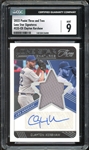 2022 Panini Three And Two Lone Star Signatures (14/35) #LSS-CK Clayton Kershaw CGC 9 MINT