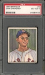 1950 Bowman #3 Dom DiMaggio PSA 4 VG-EX