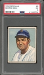 1950 Bowman #8 George Kell PSA 5 EX