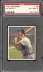 1950 Bowman #9 Vic Wertz PSA 6 EX-MT