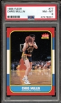 1986 Fleer #77 Chris Mullin PSA 8 NM-MT