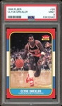 1986 Fleer #26 Clyde Drexler PSA 9 MINT