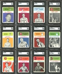 1961 Fleer Basketball Complete Set Completely Graded