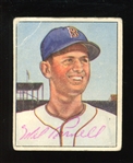 1950 Bowman #1 Mel Parnell Autographed Card