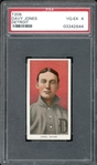 1909-11 T206 Piedmont 350/25 Davey Jones (Detroit) PSA 4 VG-EX