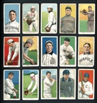 1909-11 T206 Group Of 15 Cards With Southern Leaguers And Cycle Back