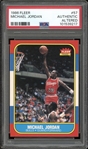 1986 Fleer #57 Michael Jordan PSA Authentic Altered 