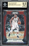 2017-18 Panini Prizm Prizms Ruby Wave #182 Giannis Antetokounmpo BGS 9.5 GEM MINT