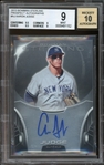 2013 Bowman Sterling Prospect Autographs #AJ Aaron Judge BGS 9 MINT Auto 10