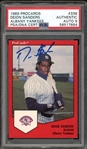 1989 Procards Albany Yankees #338 Deion Sanders PSA/DNA Certified Authentic Auto 9