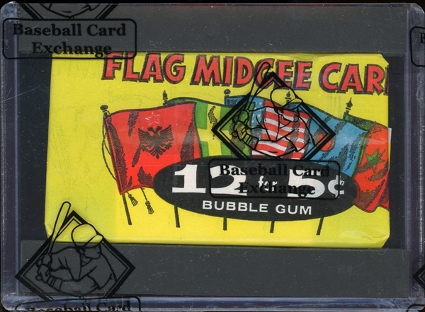 1963 Topps Flag Midgee Wax Pack BBCE